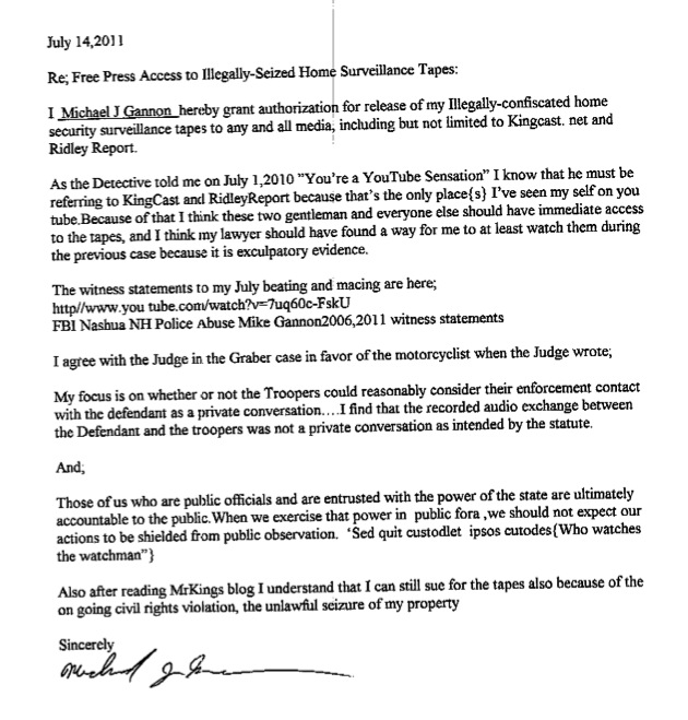 gannon mike king kelly nh nashua fbi shot pm screen survivor abuse police ayotte senator freshman horrible ag amendment chris
