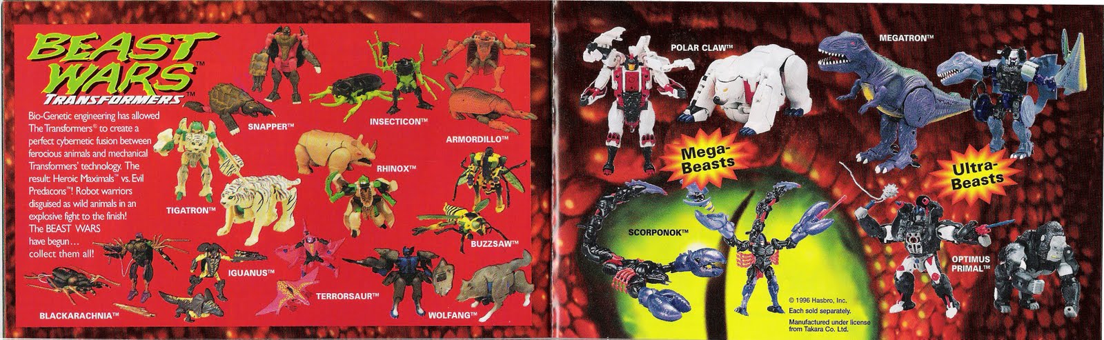KENNER 1997 booklet catalogue beast wars transformers star wars etc hasbro 