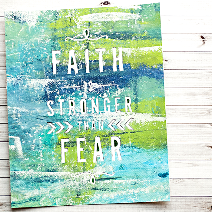 Heather Greenwood Designs | using #SilhouetteAmerica fabric interfacing in a #mixedmedia project as adhesive backed paper to iron onto deli paper and insert in my #IllustratedFaith #JournalingBible #artworship