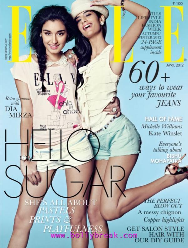  Kanishtha Dhankar Elle India Cover -  Kanishtha Dhankar Elle India Cover April 2012