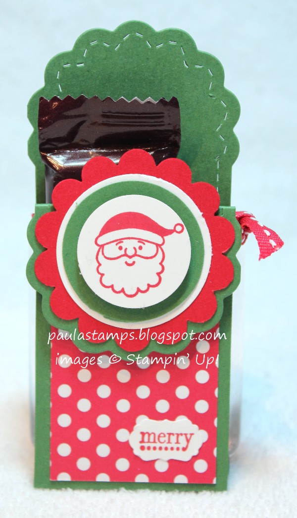 Stampin' with Paula Two Tags Mini Candy Bar Holder