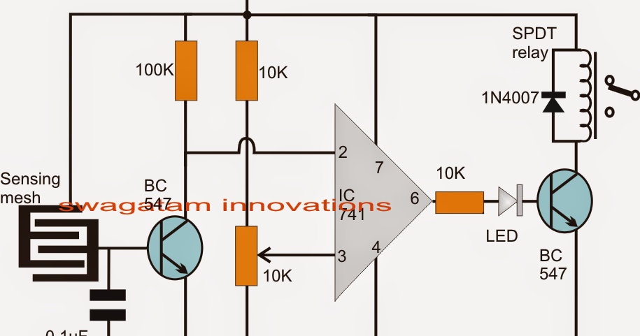 Programmable Humidity Controller Circuit Circuit Diagram