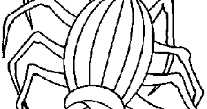 COLOREA TUS DIBUJOS: Araña enfadada para colorear y pintar