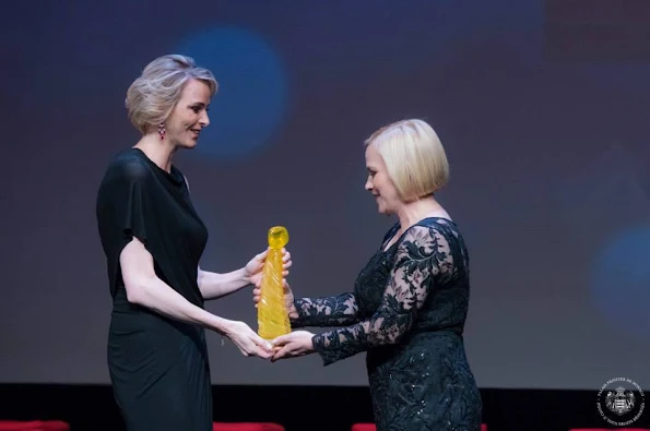 Princess Charlene of Monaco attends the opening ceremony of the 55th Monte-Carlo Television Festival 