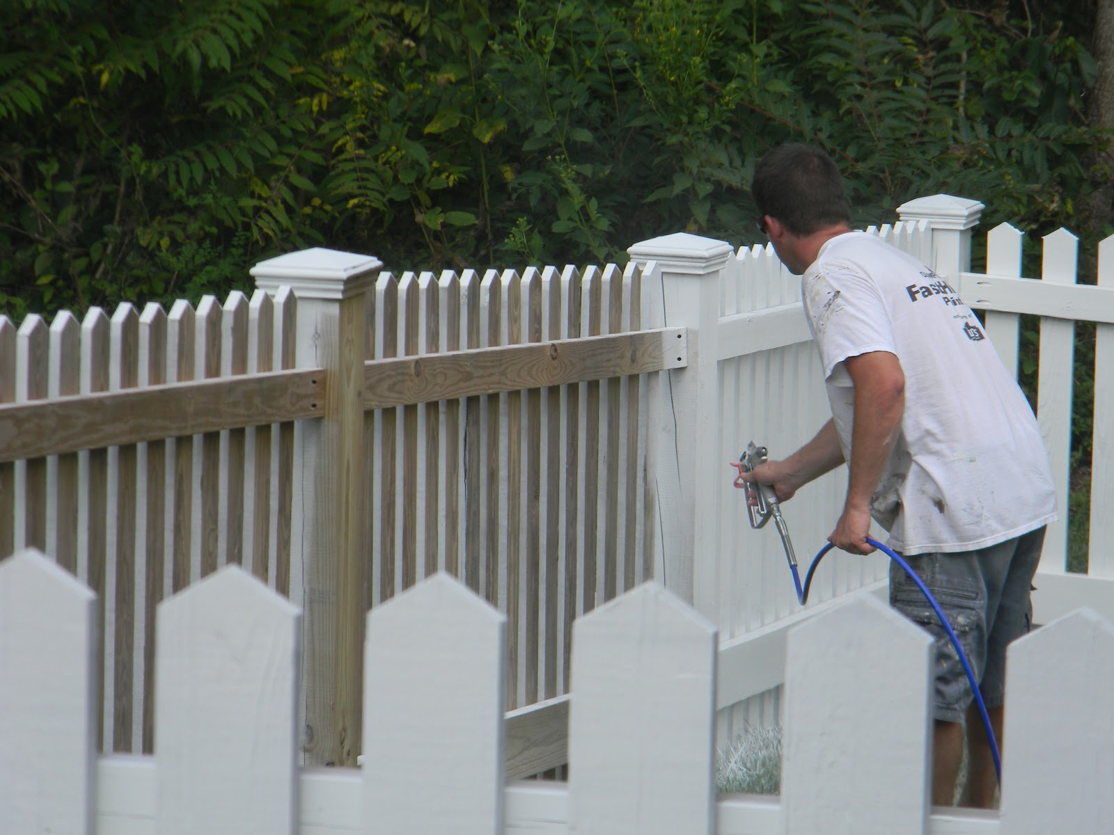 How To Cover Fence Posts When Painting at Gilbert Hagan blog