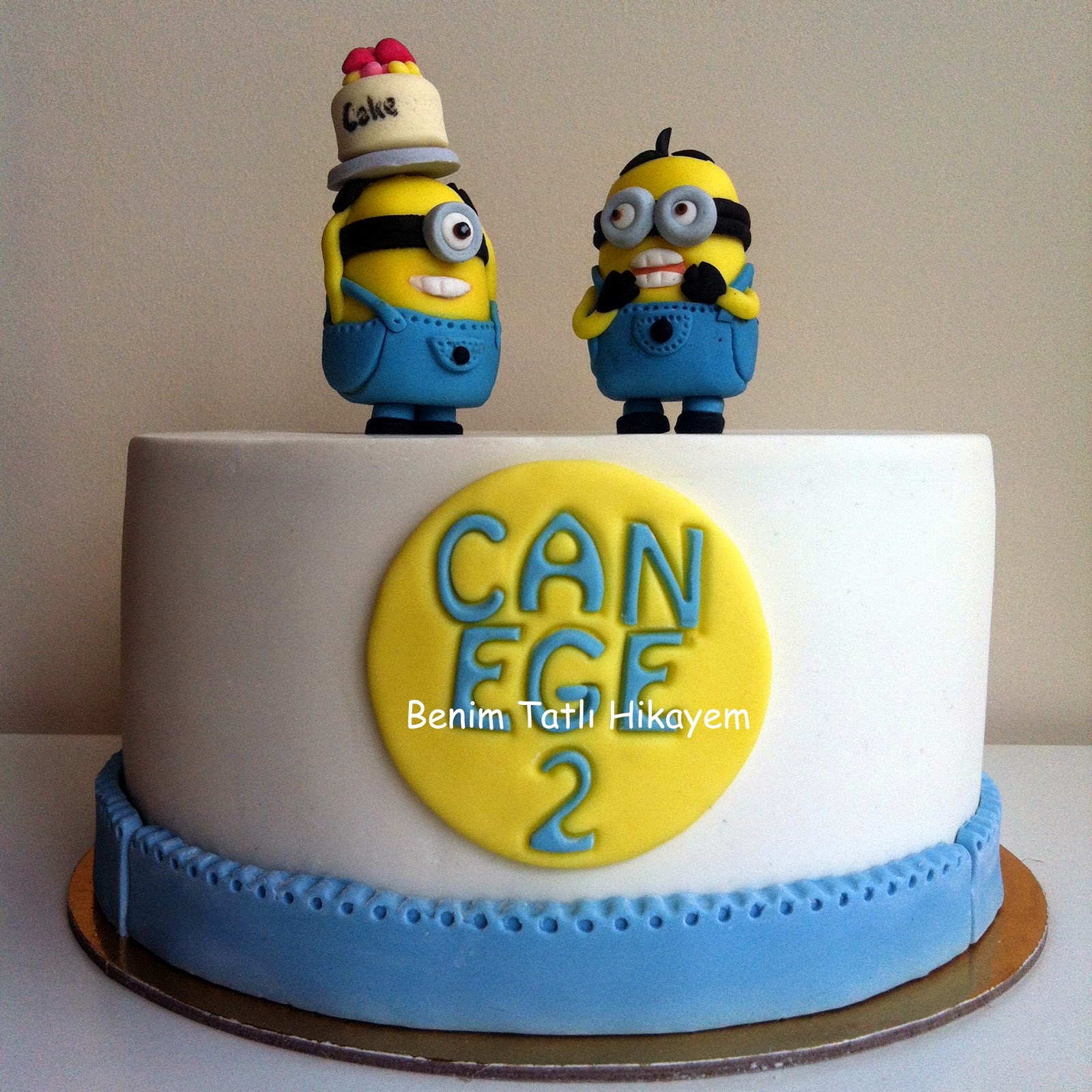 Minion Pastası İyi ki Doğdun Can Ege!