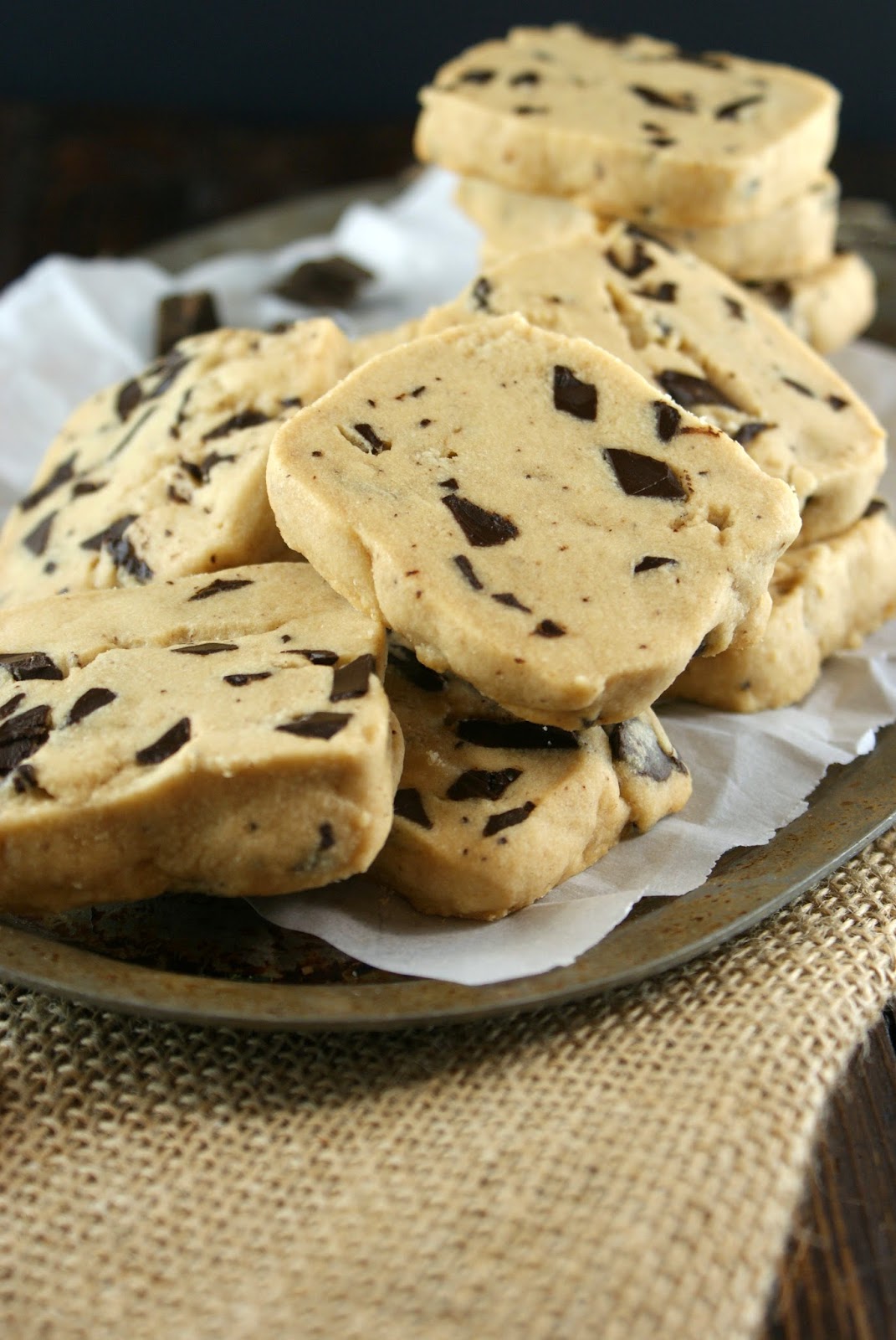 Authentic Suburban Gourmet Peanut Butter Chocolate Chip Shortbread