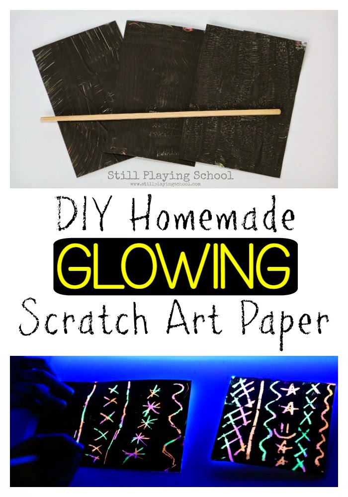 How to Make DIY Scratch Art For Kids