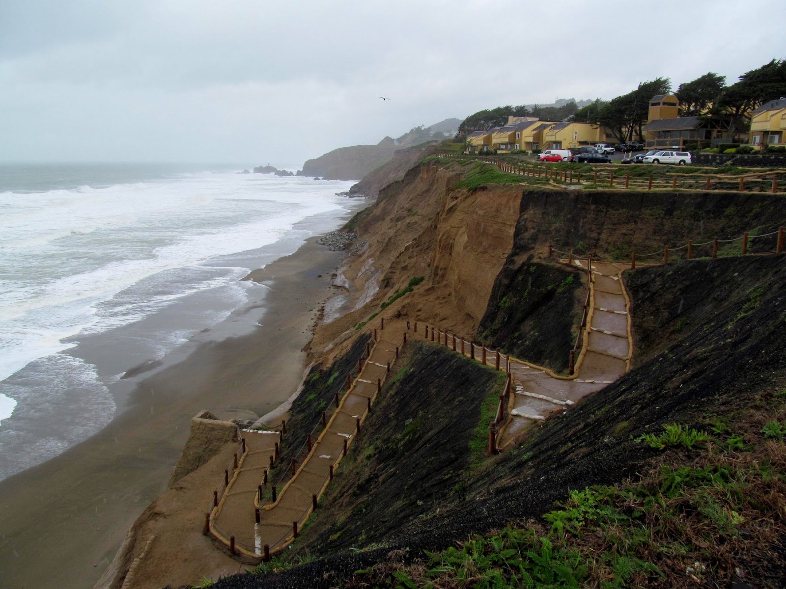 Gravel Beach Pacifica Esplanade Avenue