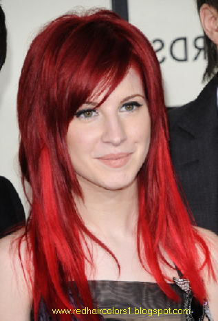 Red Hair Highlights On Black Hair. hair red hair with highlights,