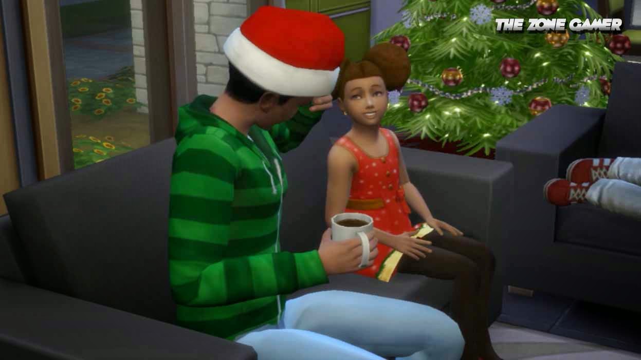 the sims 4 christmas black sims