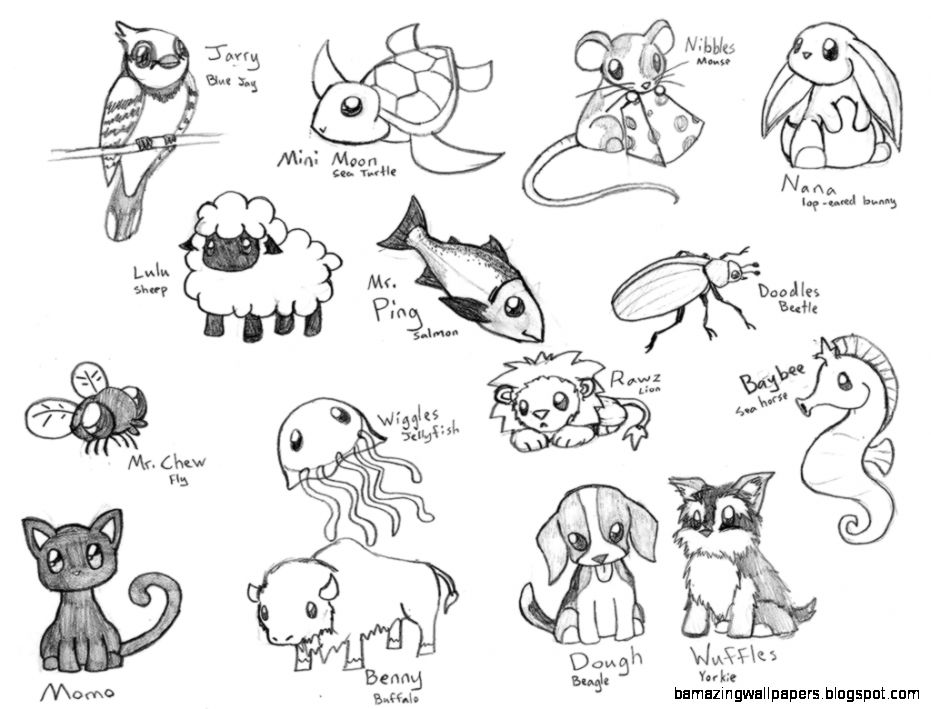 Cute Animal Drawings Hd Widescreen 11 HD Wallpapers Cute Animal Drawings Hd Widescreen 11 HD Wallpapers