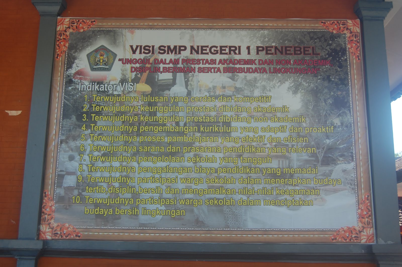 VISI SMP NEGERI 1 PENEBEL