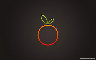 Simple orange wallpaper