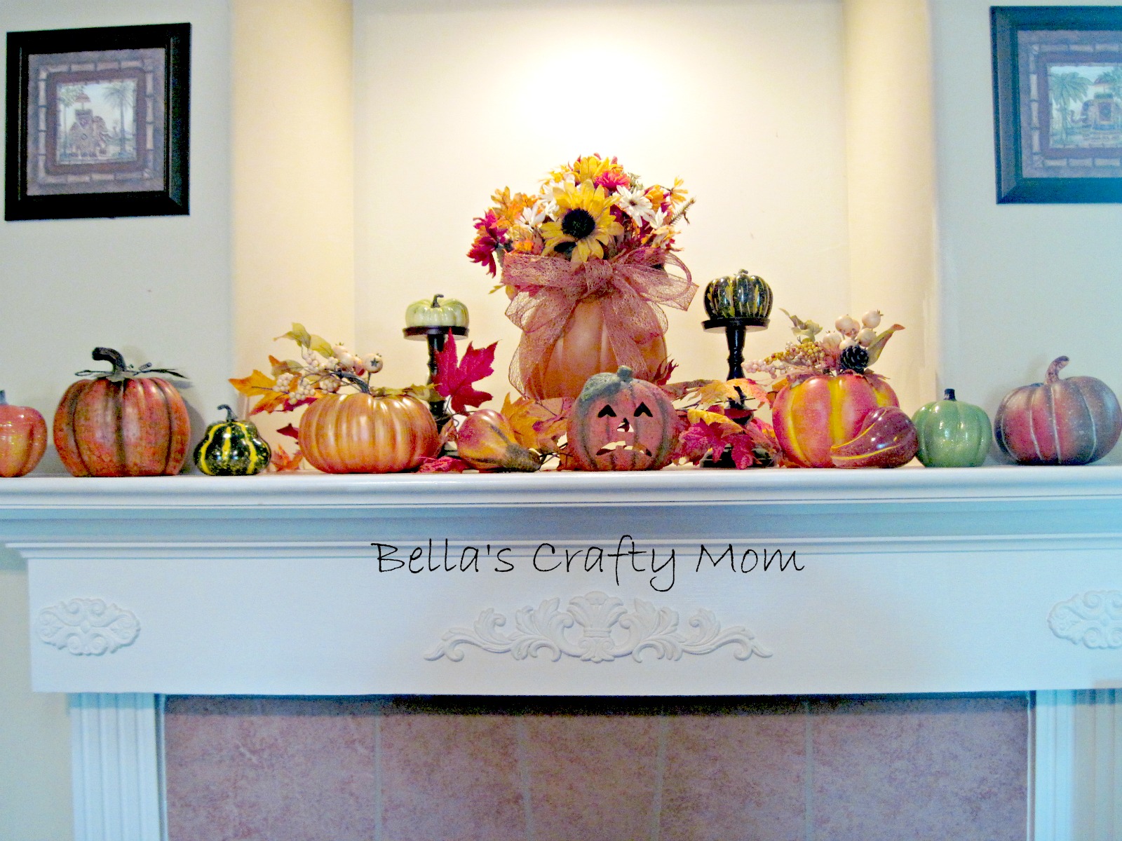 Bella's Crafty Mom Fall/Halloween Decorating