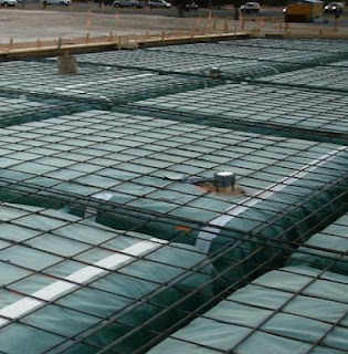 Raft foundation with Inverted Foundation beam