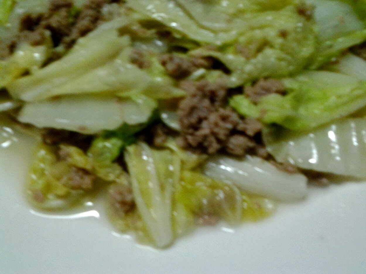 Chinese Cabbage and Ginger StirFry