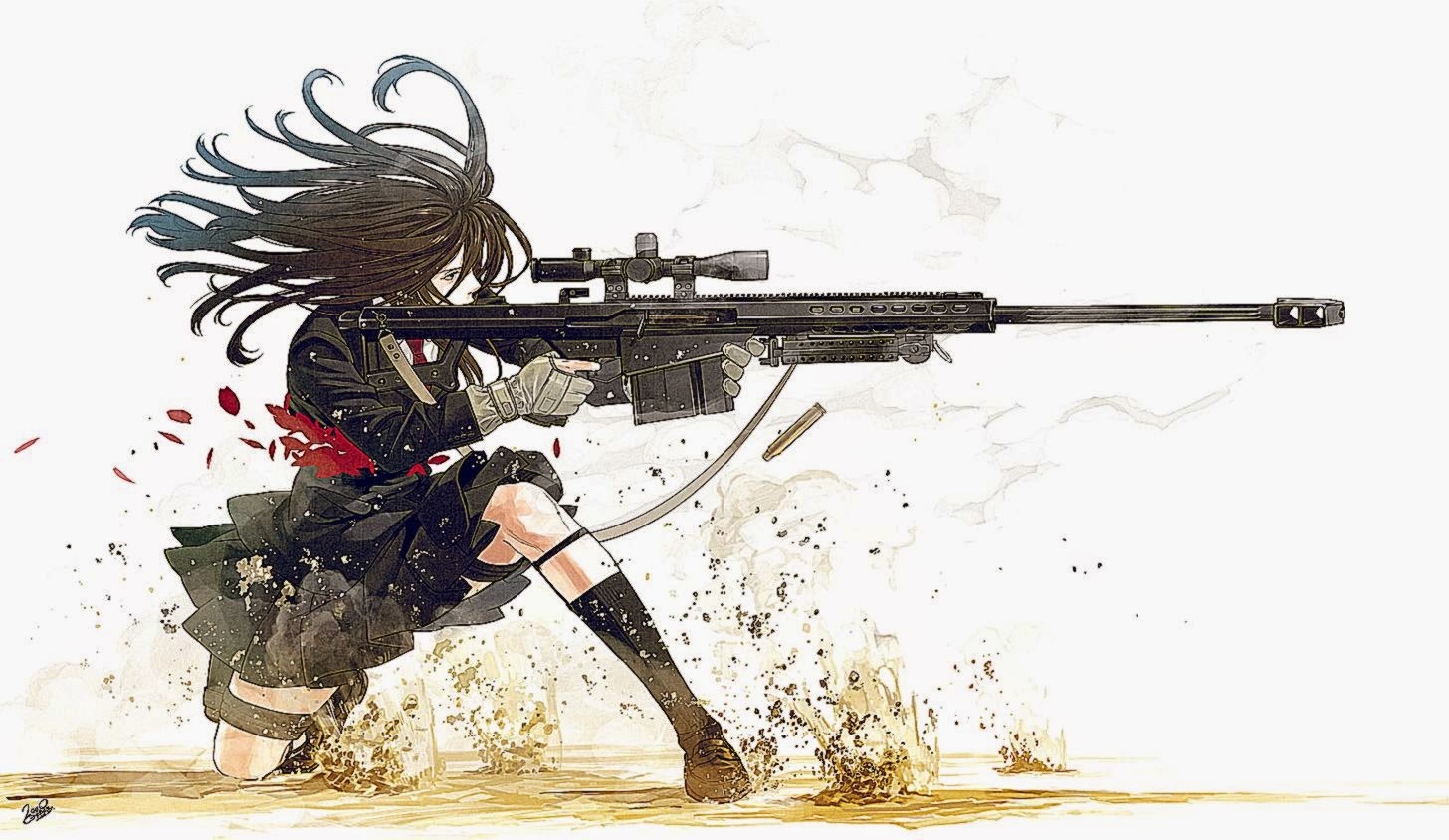 Anime Girl Sniper Barrett 50 Cal HD Wallpapers Epic Desktop Anime Girl Sniper Barrett 50 Cal HD Wallpapers Epic Desktop