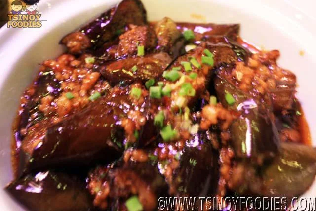 steamed eggplant in special sauce