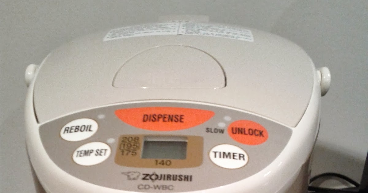 zojirushi water boiler review