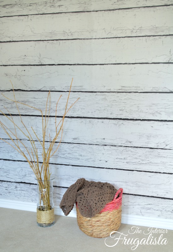 DIY White Barnwood EasyOff Mural Photo Backdrop {with Ink Shuffle