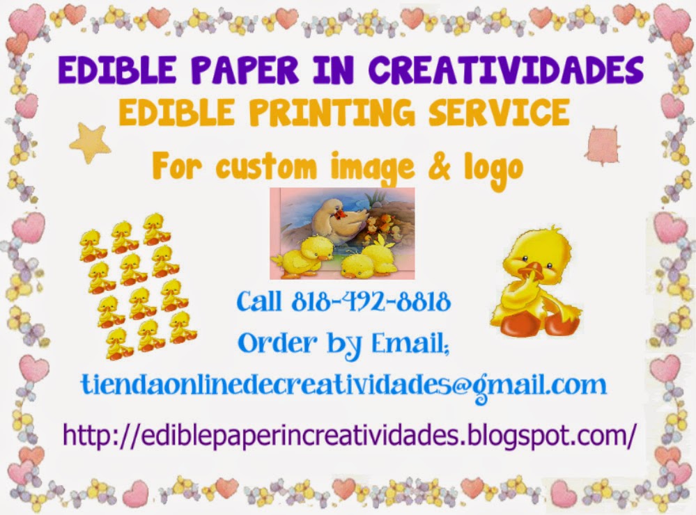 Edible Paper in Creatividades