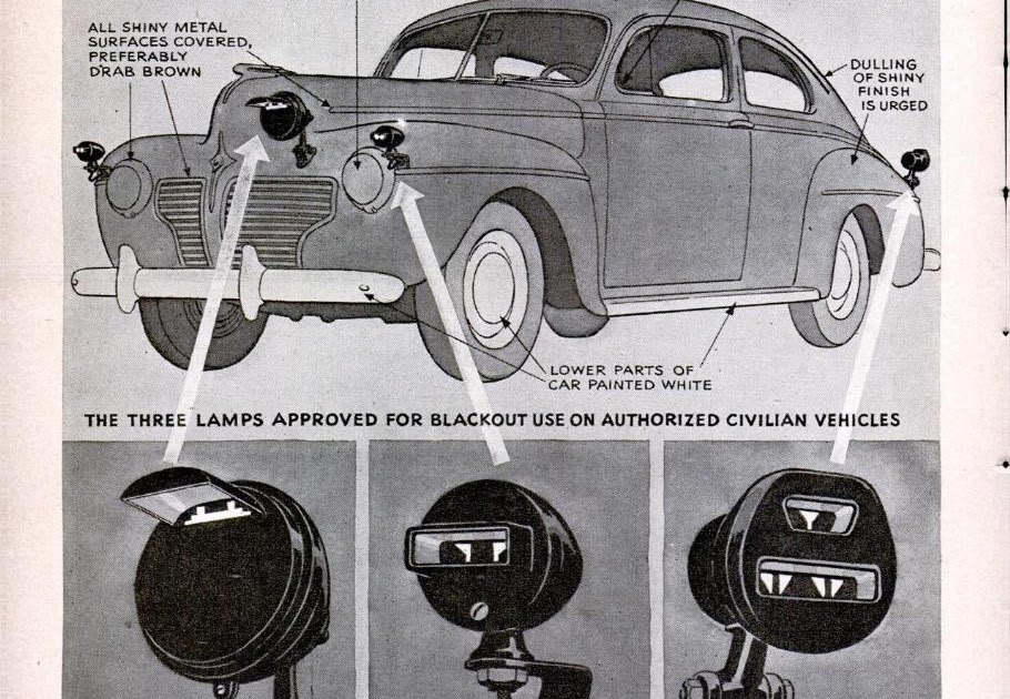 Caught at the Curb Blackout rules during WWII