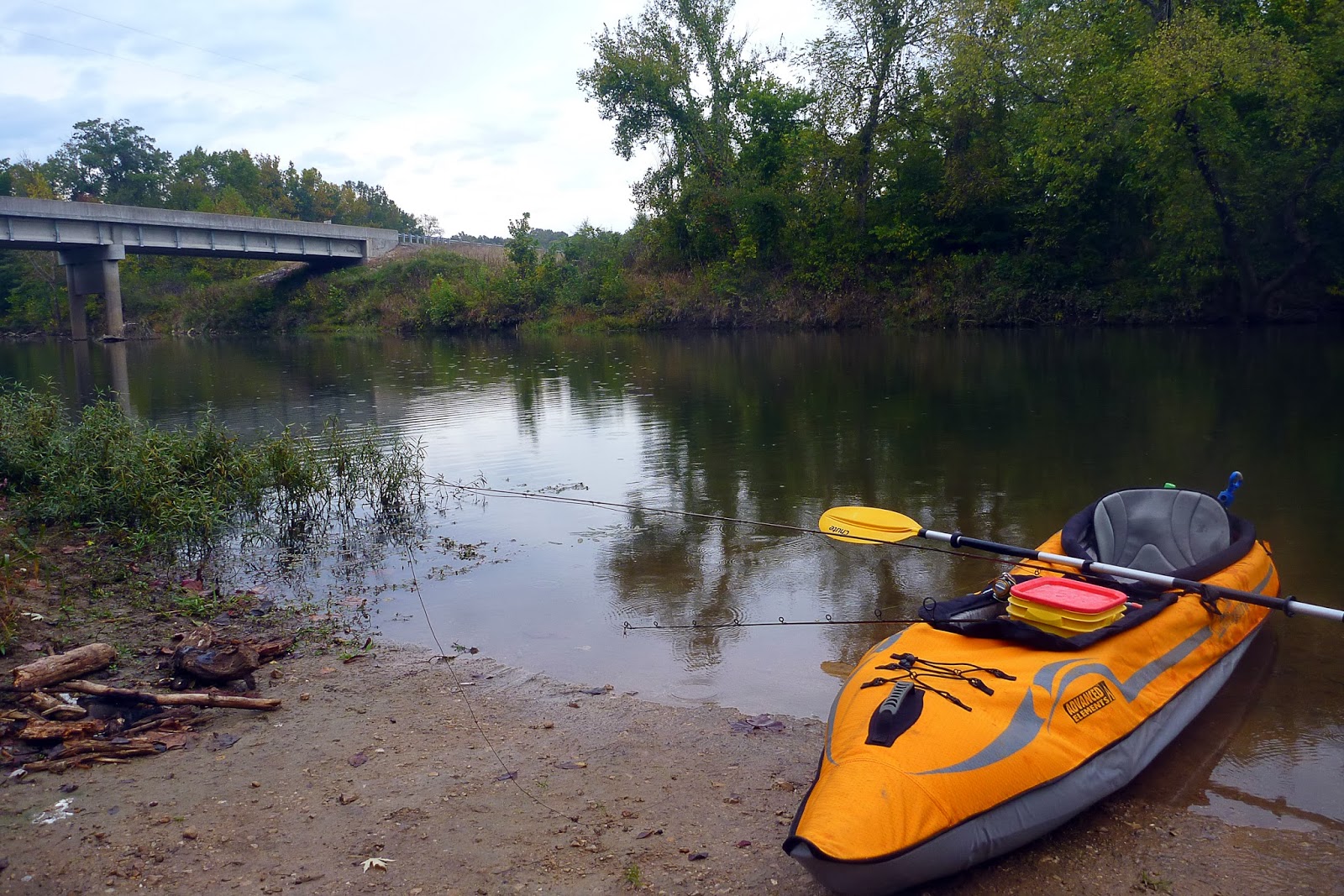 Fishing in Central Missouri Mint Spring Access, Bourbeuse River