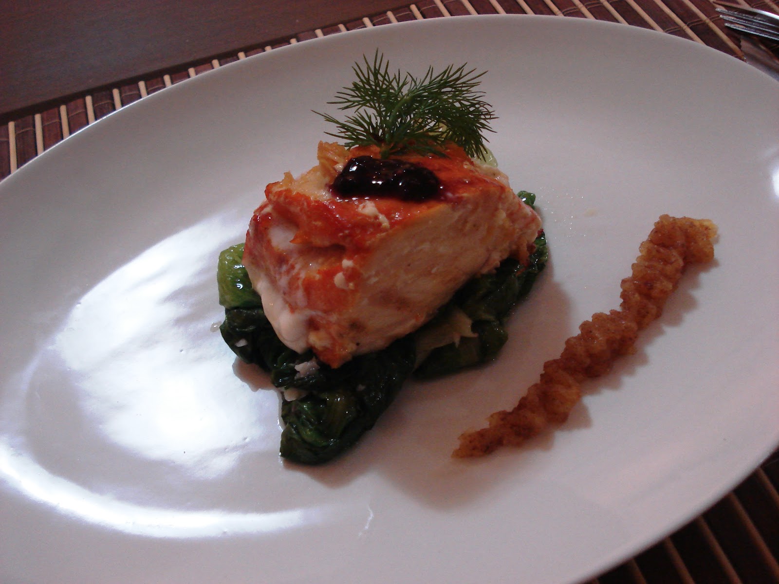 Haddock Defumado Escarola Refogada Consigliere du Vino