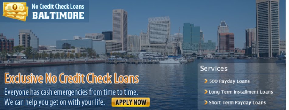 No Credit Check Loans Baltimore