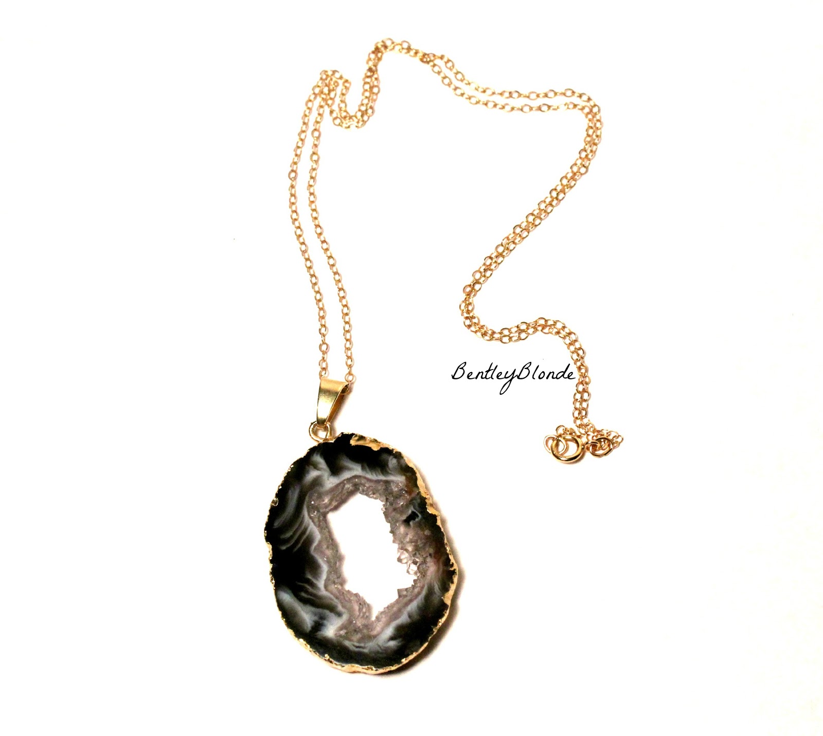 geode necklace
