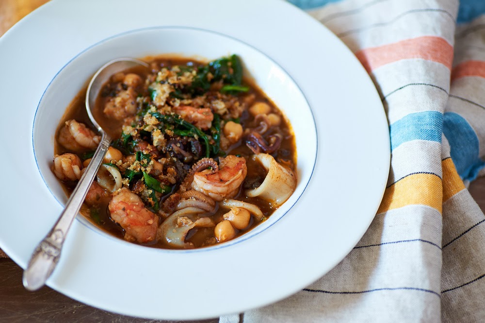 provencal fish stew, ribollita, ginger-daikon chicken stew, and pork with porcinis and cream: new features at the new york times