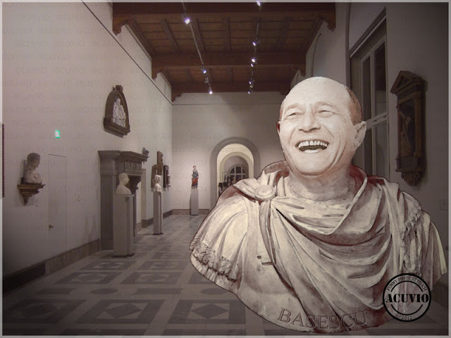 Funny photo Traian Băsescu Muzeul Palatul Cotroceni