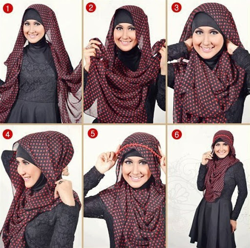kreasi jilbab segi empat desain simple, elegan modis dan modern terbaru 2017/2018 kreasi jilbab segi empat desain simple, elegan modis dan modern terbaru 2017/2018