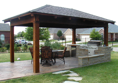 basic outdoor kitchen