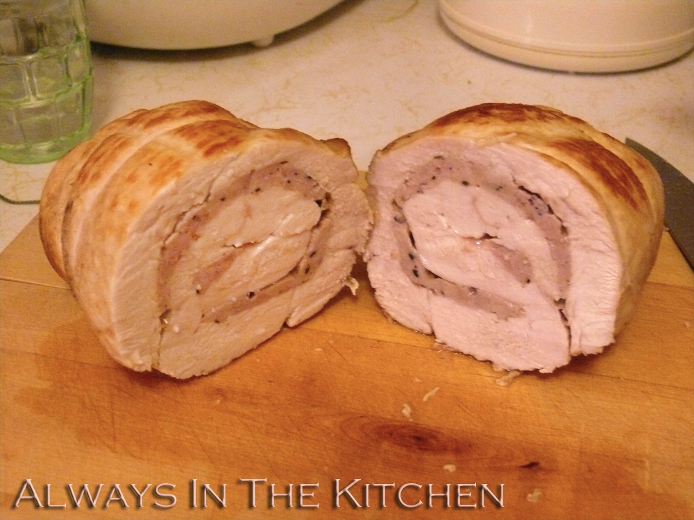 Dawna in the Kitchen Breast of Turducken