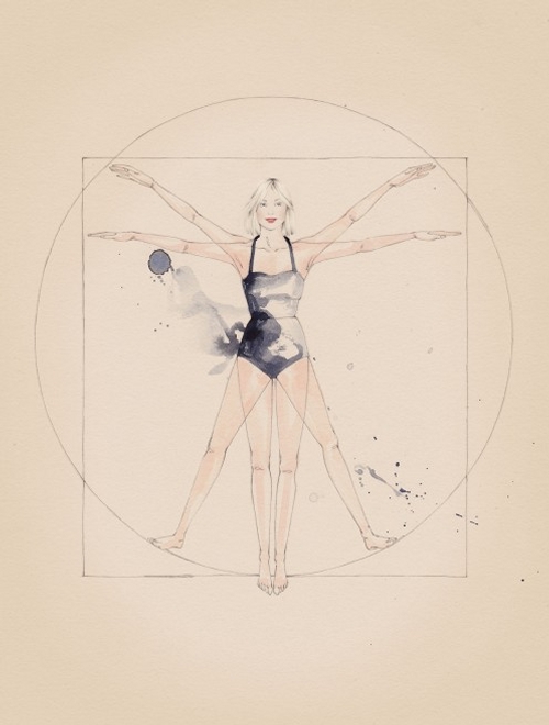 25-Madison-Vitruvian-Woman-Emma-Leonard-Varying-degrees-of-Detail-in-Paintings-with-expressions-www-designstack-co