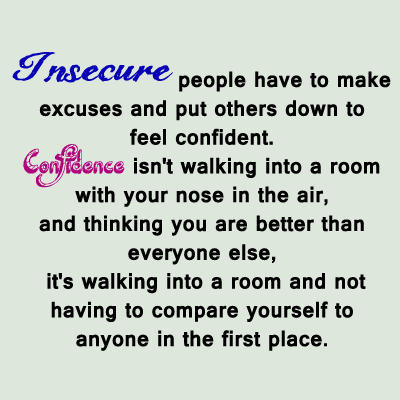 Insecure Women Quotes. QuotesGram