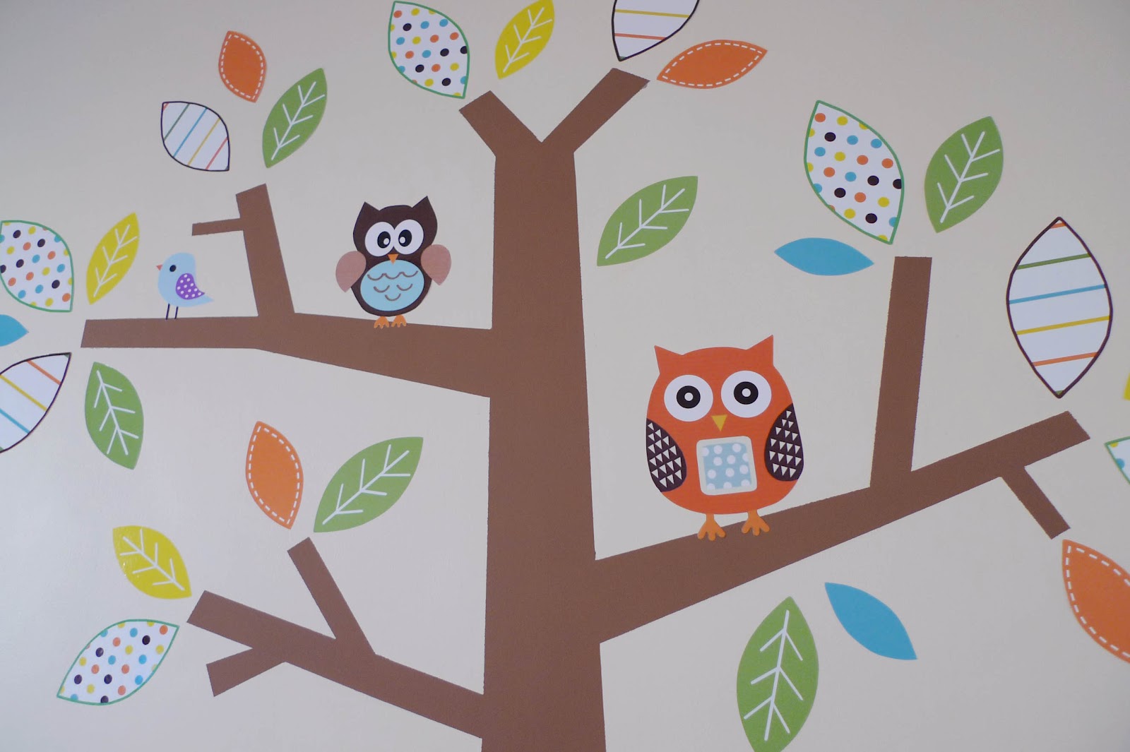 MrsMommyHolic DIY Owl Tree Wall Mural