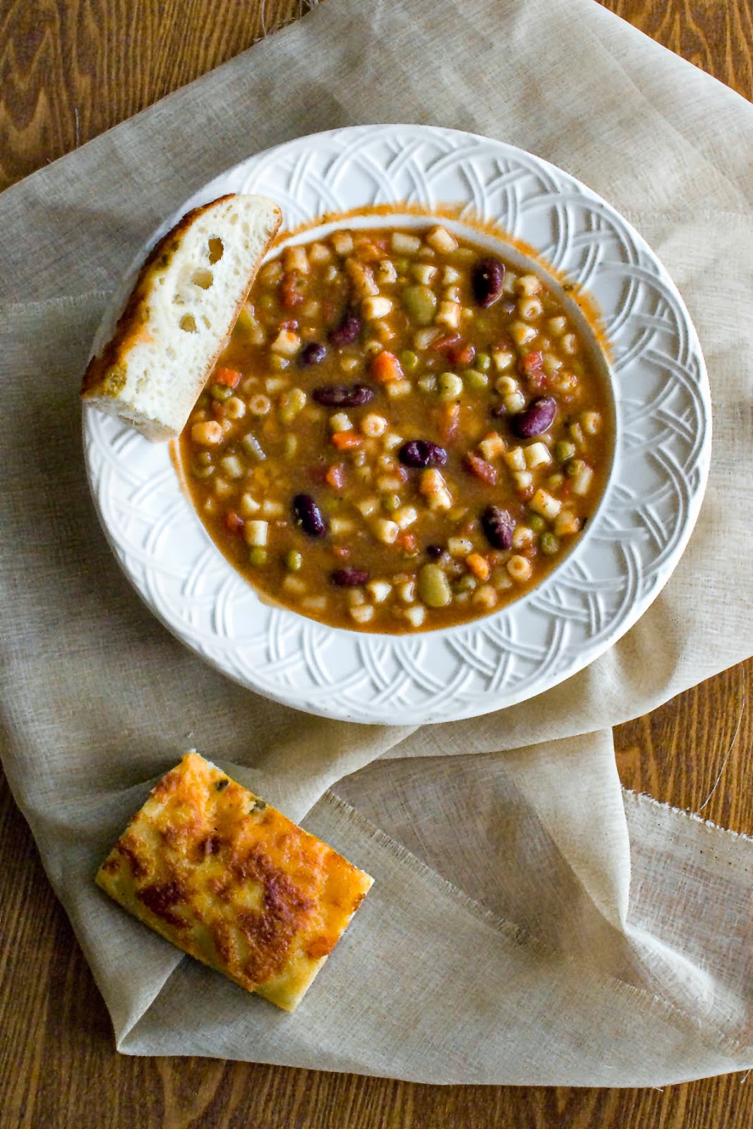 The Hungry Lovers Crock Pot Pasta Fagioli