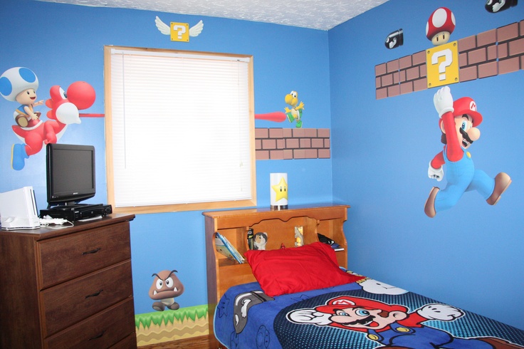 FrikiLowCost: DIY: friki habitaciones de Super Mario para niños (y no