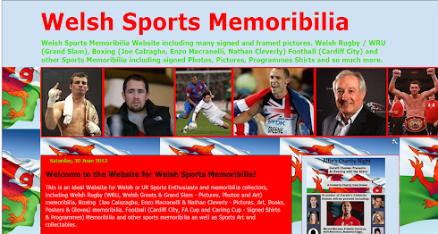 Boxing, Rugby, Football, Welsh Sports Memoribilia