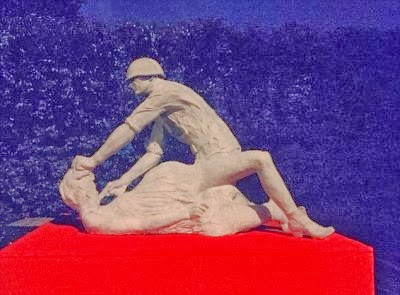 German women mass rape Red Army WW2 sculpture