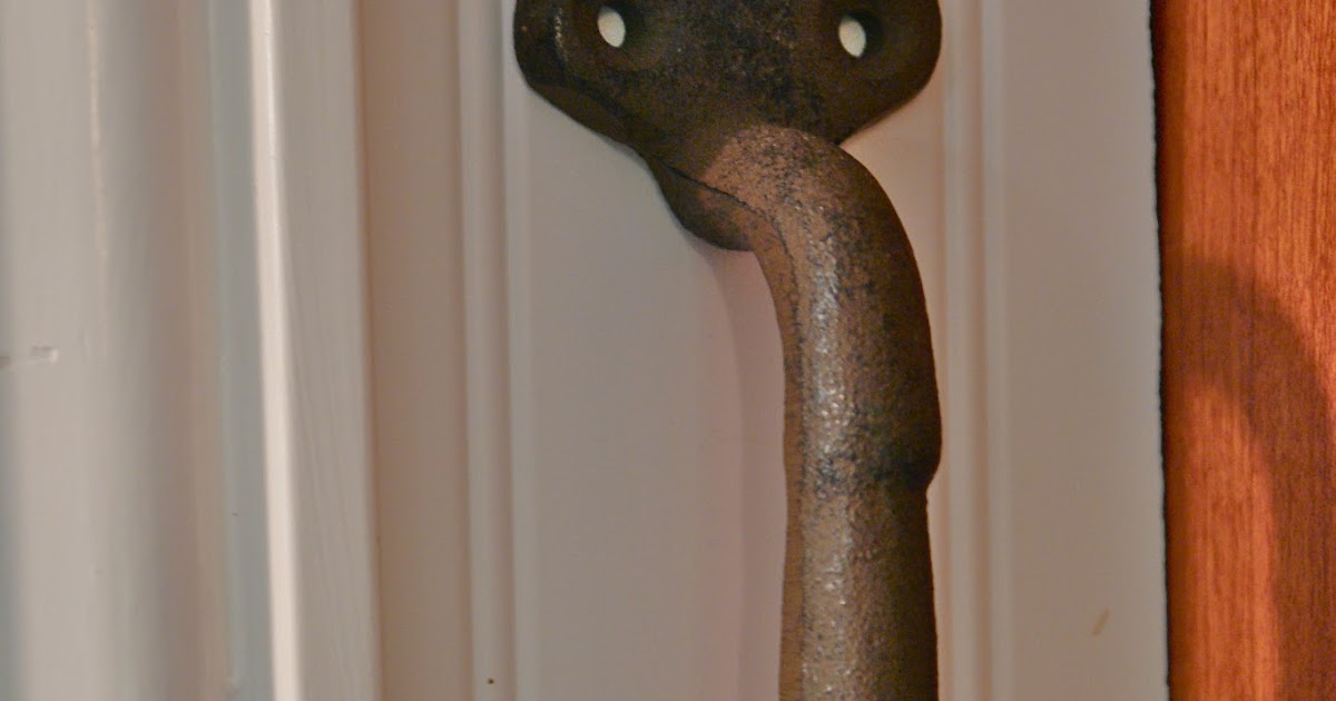 REDWOODSHIRE learning to grow; growing to learn A Barn Door Handle Towel Hanger