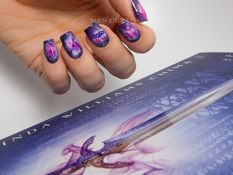 The Heir Chronicles - The Enchanters Nail Art Tutorial and Giveaway