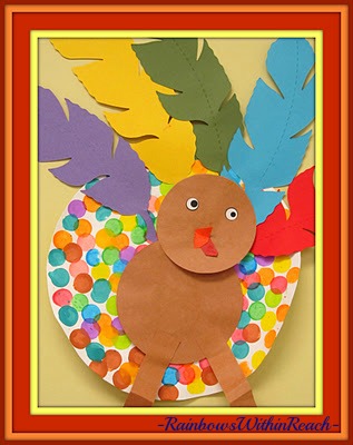 photo of: Turkey Art Project for Thanksgiving