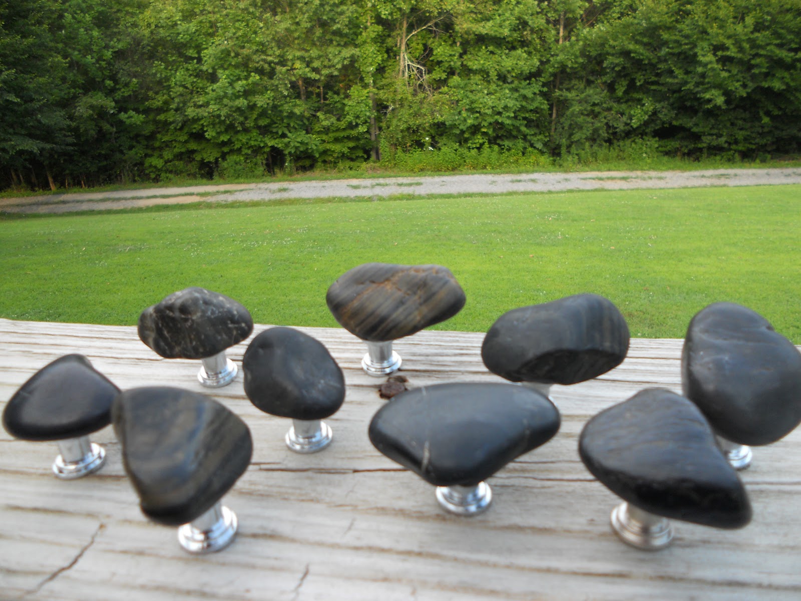 Rock Knobs and Drawer Pulls