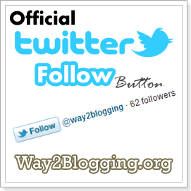 How to Add Official Twitter Follow Button to Blogger Blog