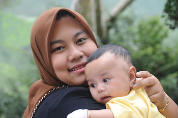 with my lovely baby