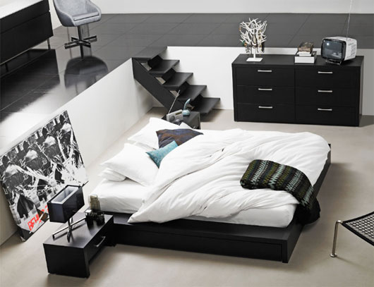 Popular Interior House Ideas Black And White Bedroom Furniture